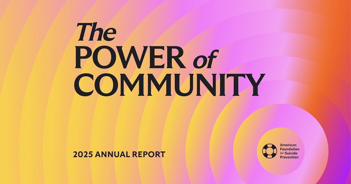 Annual Report 2025 :: AFSP